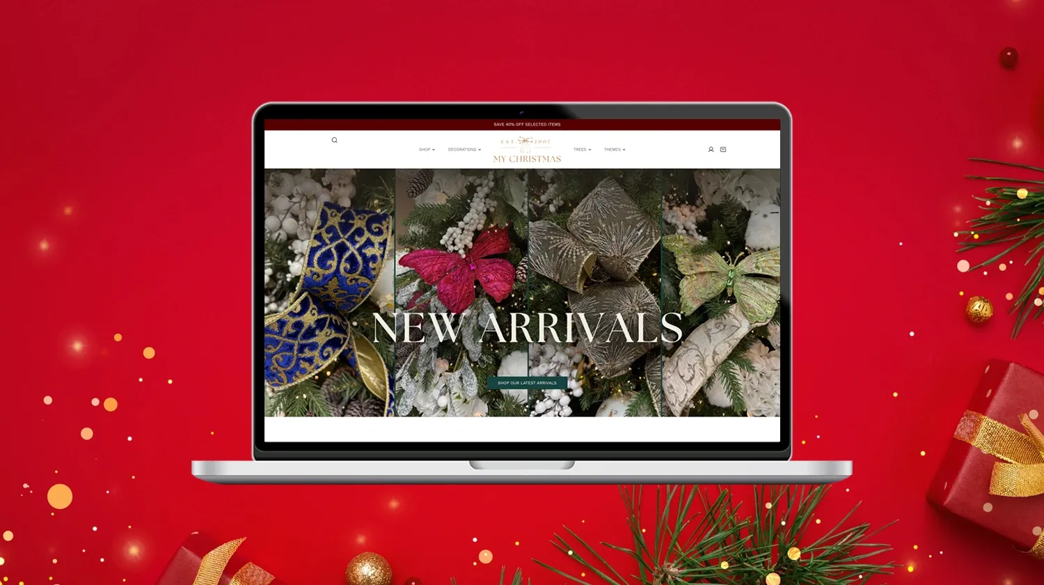 MYCHRISTMAS SEASONAL ECOMMERCE SHOPIFY STORE 