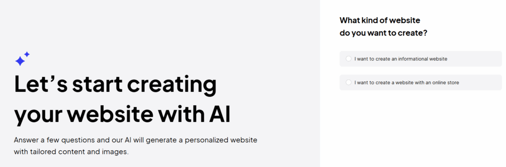 Choose Your Website Type
