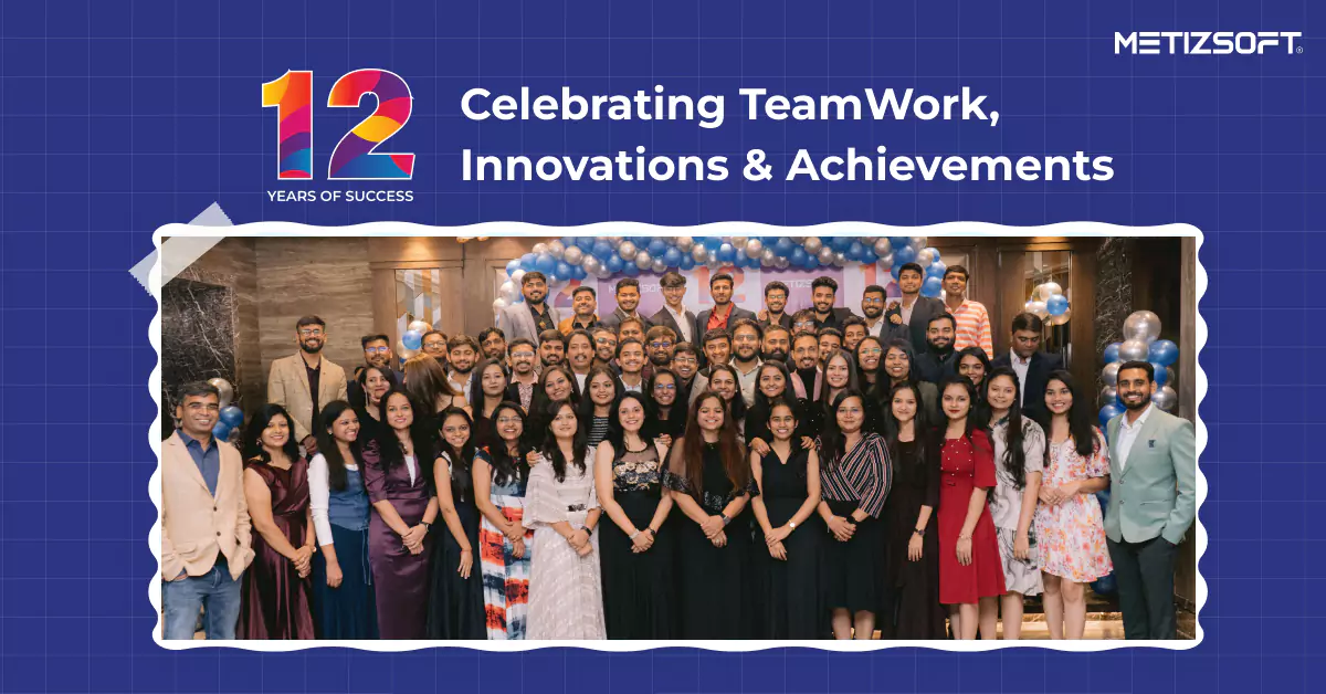 Metizsoft Solutions Celebrating 12 Years of Teamwork, Innovation & Achievements!
