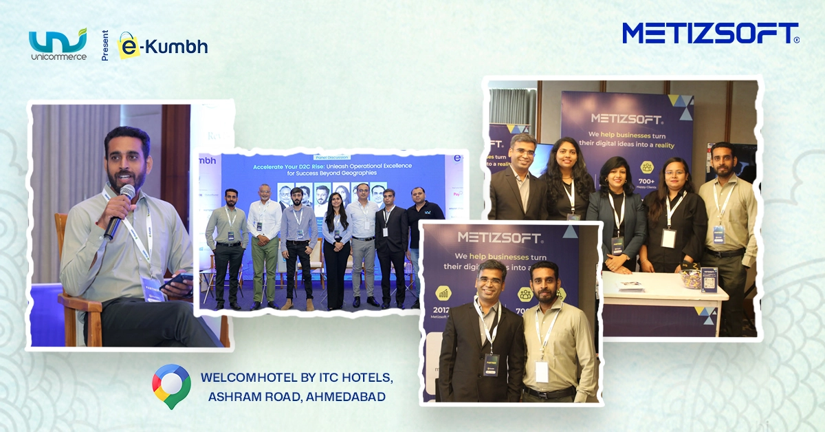 Metizsoft Shines as Gold Partner at E-Kumbh Ahmedabad 2024
