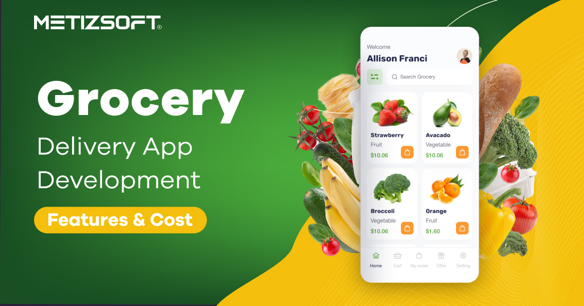 Grocery Delivery App Development: Features & Cost!