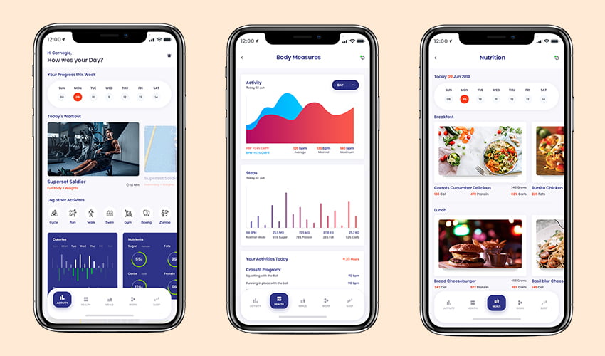 Develop Health and Fitness Apps for Improving People’s Lives.