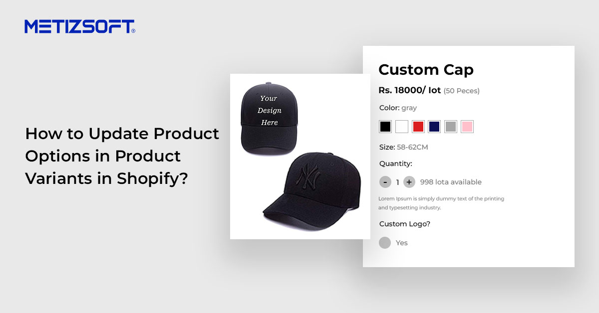 How to Update Product Options in Product Variants in Shopify?