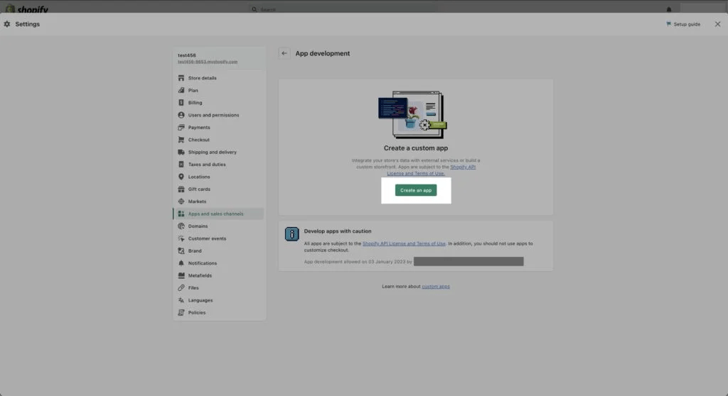 create app