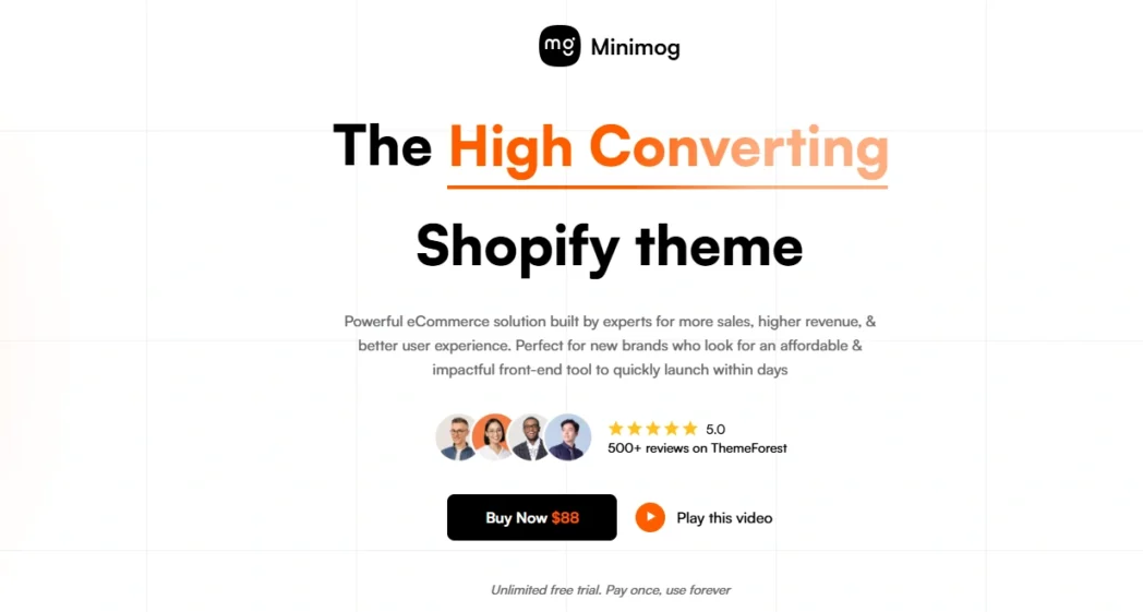 Minimog Shopify Theme