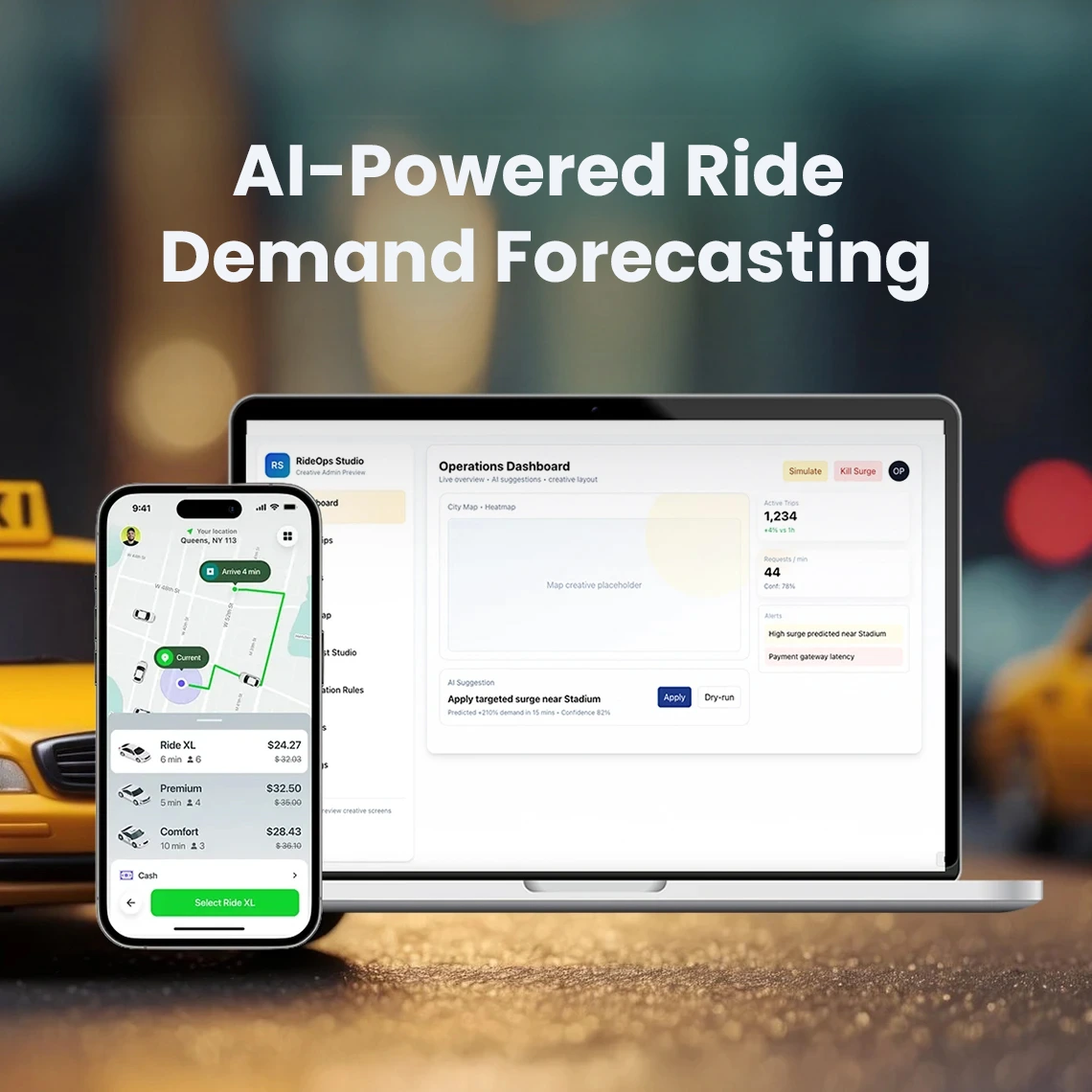 AI-Powered Ride Demand Forecasting